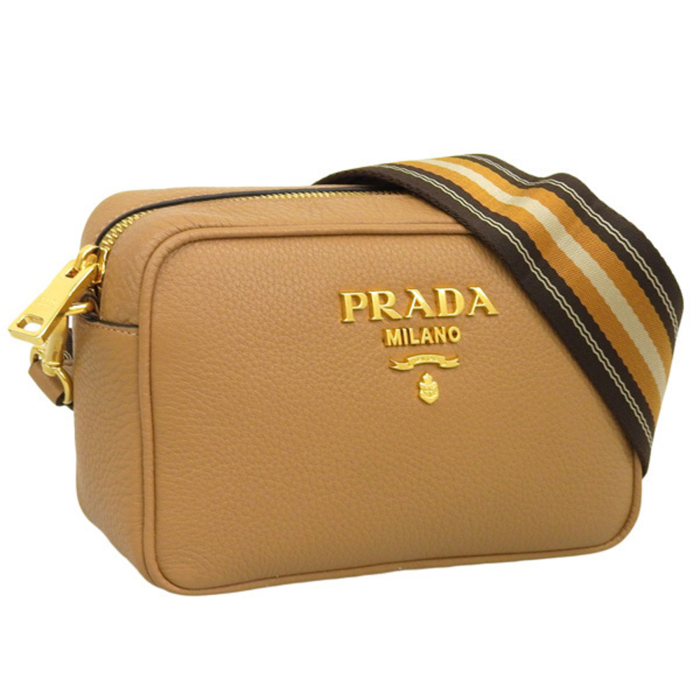 Prada Shoulder Bags Leather Outlet Brown